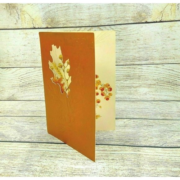 For a Wonderful Dad On His Birthday Greeting Card Leaves Art Paint Vintage Card - Picture 8 of 10